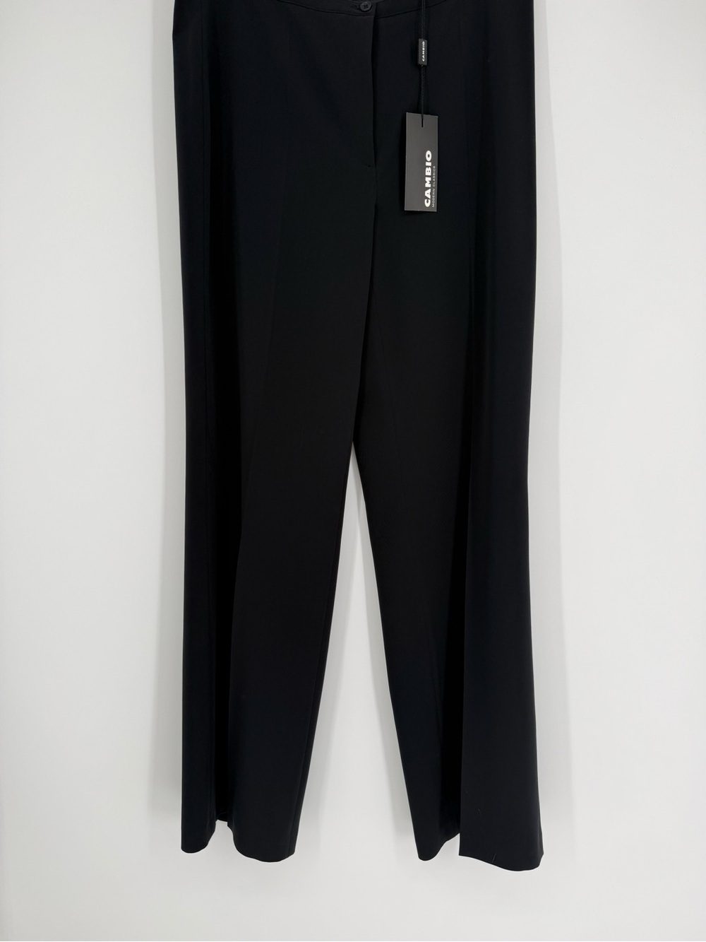 NWT CAMBIO LINDA Black Trouser Dress Pants size 14